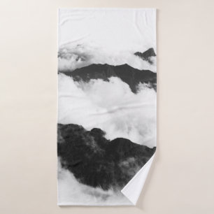 BLACK ROCK FORMATIONS BATH TOWEL