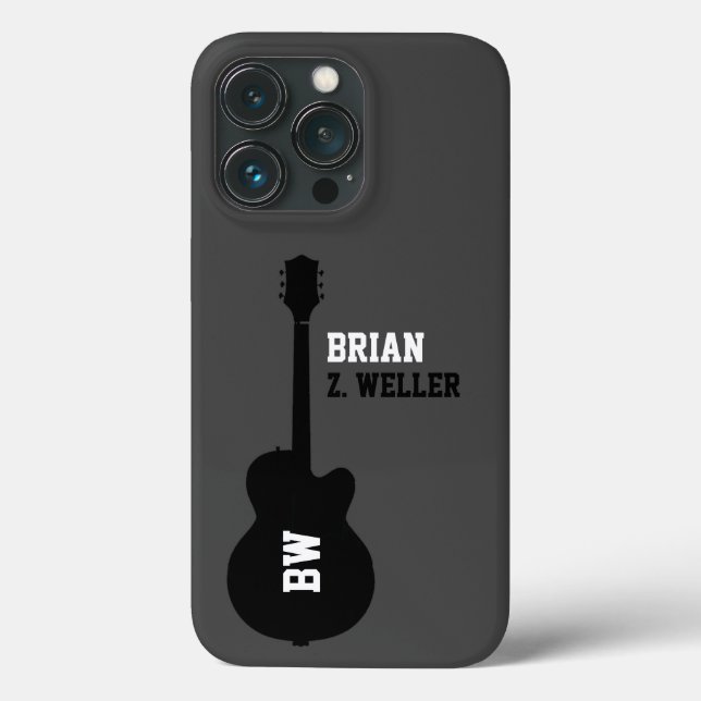 black rock guitar Case-Mate iPhone case (Back)