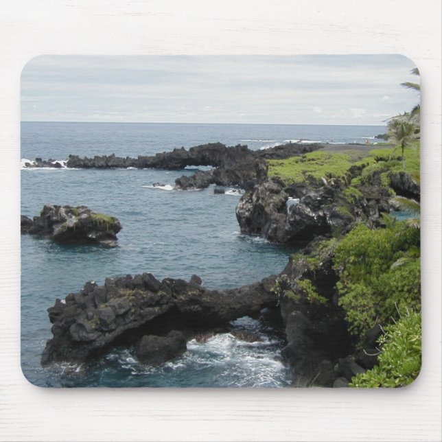 Black rock hawaiian mousepad (Front)