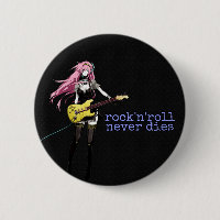 Black Rock ‘n Roll Button 