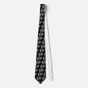 Black Rocket Kids Retro Space Tie