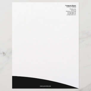Black Rolling Hill Letterhead