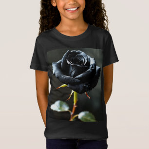 Black Rose Baby Fine Jersey T-Shirt – Soft, Stylis