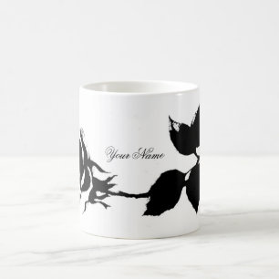 Black Rose Coffee Mug