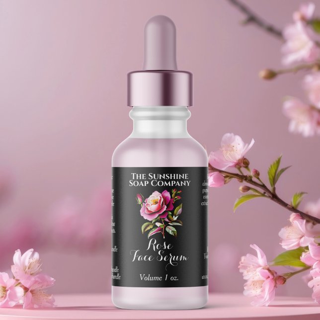 Black Rose Dropper bottle label 2.375 x 1.25 (Creator Uploaded)