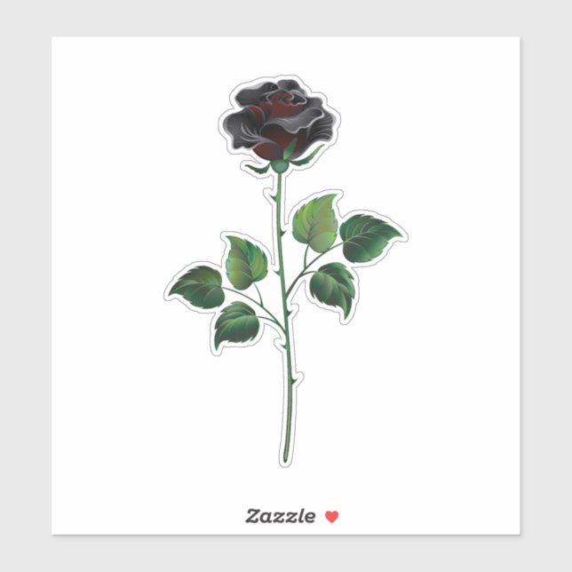 Black rose flower (Sheet)