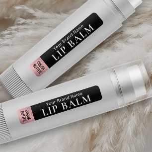 Black Rose Gold Lipstick Lip Balm Tube Waterproof