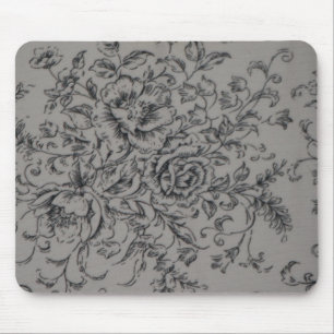 Black Rose Mouse Pad