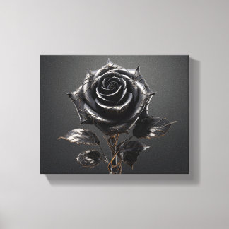 Black Rose print