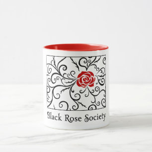 Black Rose Society Mugs Heartblaze