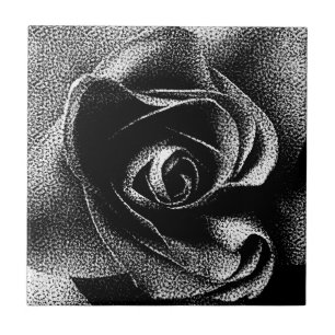 BLACK ROSE TILE