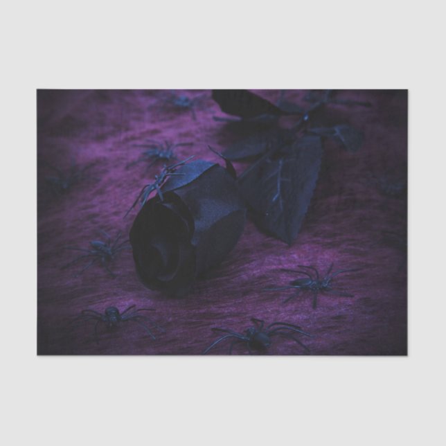 Black Rose Tissue Paper (Front)