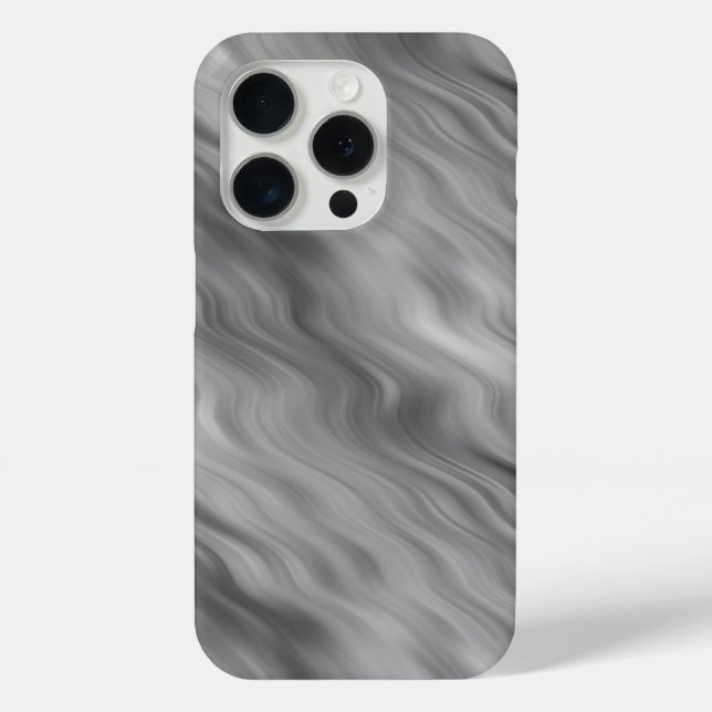 Black Rose Wavy Texture Case-Mate iPhone Case (Back)