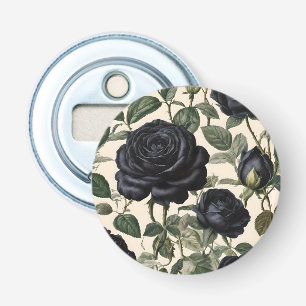 Black Roses And Green Leaves, Bottle Opener