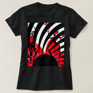 Black Roses Blouse T-Shirt