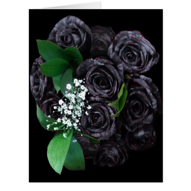 BLACK ROSES BOUQUET (Front)