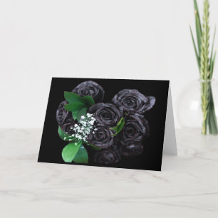 BLACK ROSES CARD