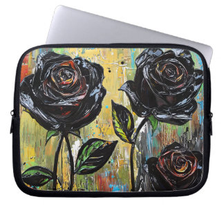 Black Roses  Laptop Sleeve
