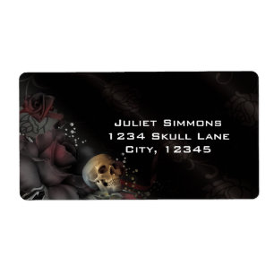 Black Roses + Skull Gothic Goth Fantasy Magic