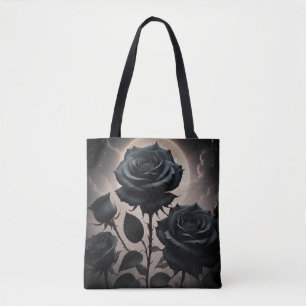 Black Roses Tote Bag