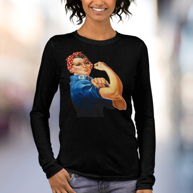 Black Rosie the Riveter Shirt (Rosie the Riveter Shirt)