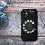 Black Rotary Dial iPhone 5 Case<br><div class="desc">This funny Black Rotary Dial Phone iPhone 5 Case brings back a taste of the old days.</div>