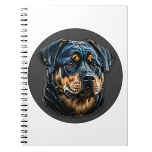 Black Rottweiler Notebook
