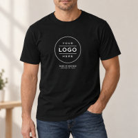 Black Round Logo Business Name Location