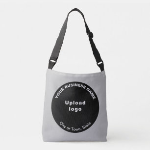 Black Round Shape Business Brand on Crossbody Bag