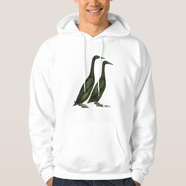 Black Runner Ducks Hoodie (Front)