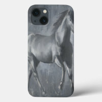 Black Running Stallion