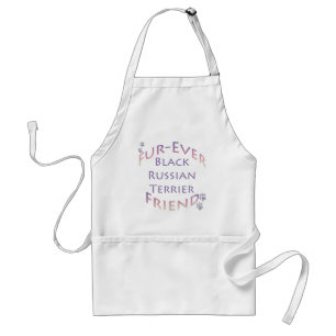 Black Russian Terrier Furever Standard Apron