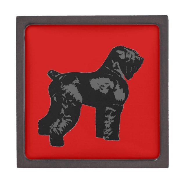 Black Russian Terrier Jewellery Box (Front)