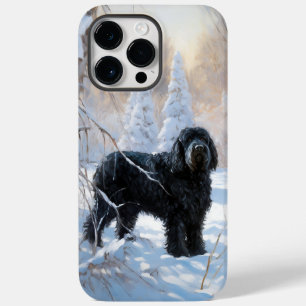 Black Russian Terrier Let It Snow Christmas  Case-Mate iPhone 14 Pro Max Case