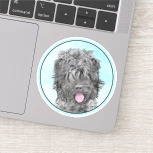 Black Russian Terrier Painting - Cute Original Dog