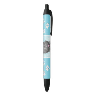 Black Russian Terrier Painting - Cute Original Dog Ink Pen