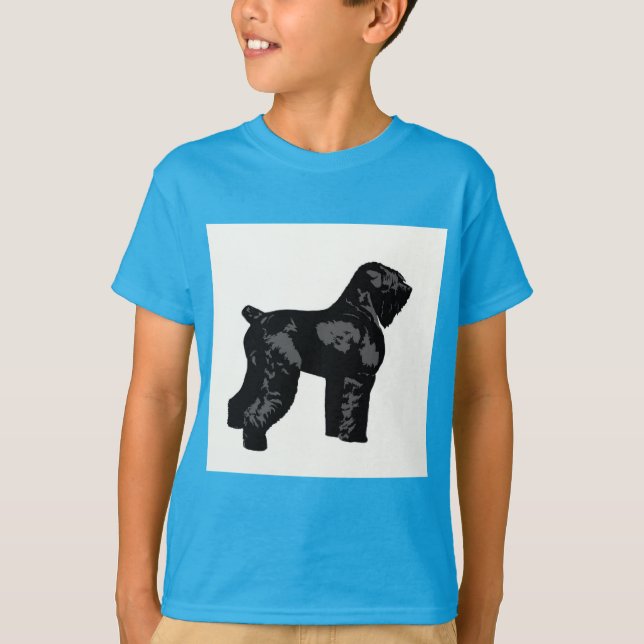 Black Russian Terrier T-Shirt (Front)