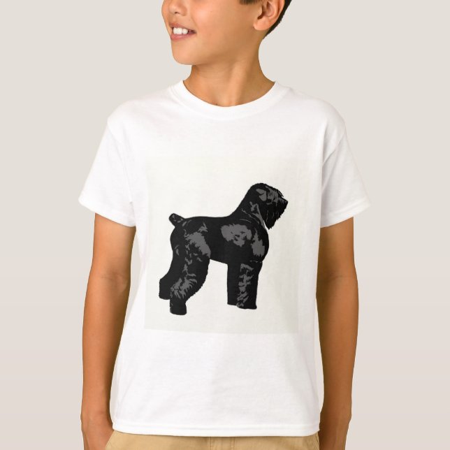 Black Russian Terrier T-Shirt (Front)