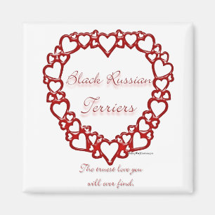 Black Russian Terrier True Love Magnet