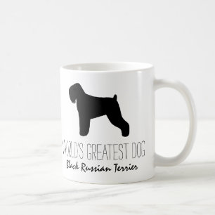 Black Russian Terrier World's Greatest Dog Custom Coffee Mug