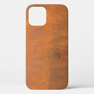 Black rust, metal texture close-up. iPhone 12 case
