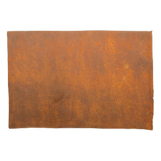 Black rust, metal texture close-up. pillowcase