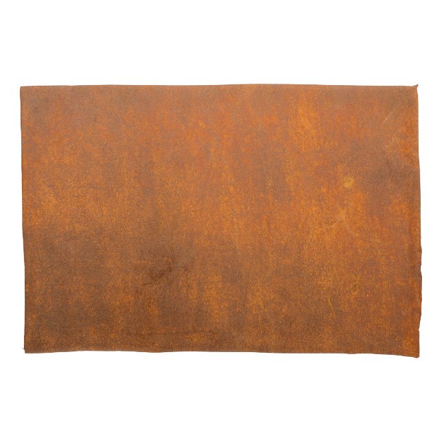 Black rust, metal texture close-up. pillowcase (Front)