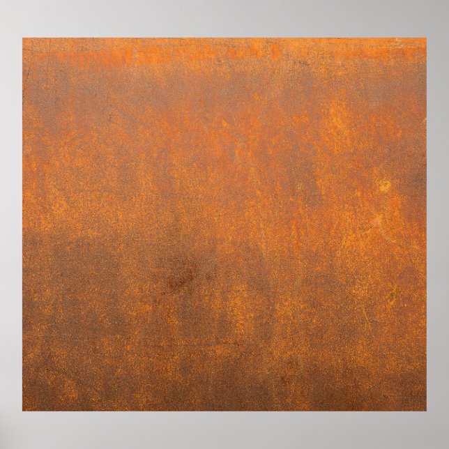 Black rust, metal texture close-up. poster (Front)