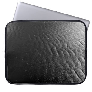 Black sand laptop sleeve