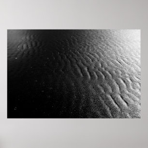Black sand poster