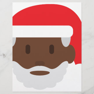 black santa claus emoji