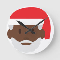 black santa claus emoji