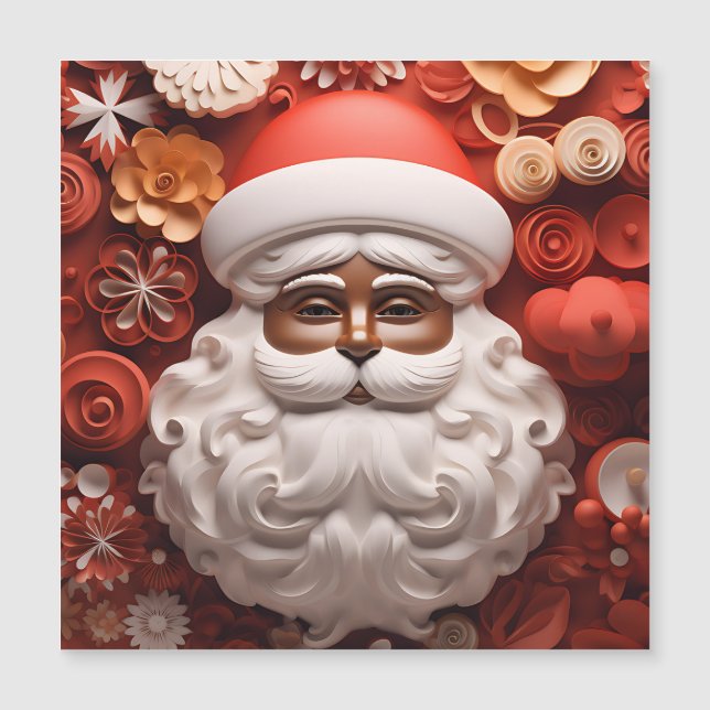 Black Santa Claus Melanin Kris Kringle Xmas Bruh (Front)