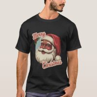 Black Santa Claus Retro Christmas Vintage Holiday